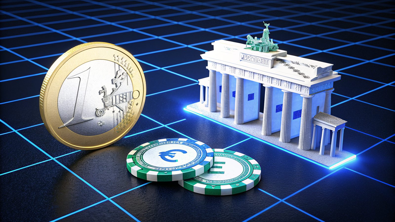 Illustration for online casinos in Germany